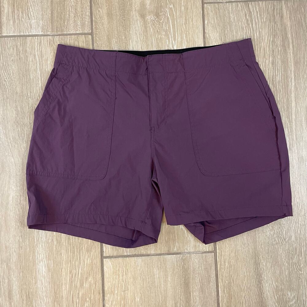 Eddie Bauer Guide Pro Shorts Dusty Iris Purple Women's 8 Hiking First Ascent